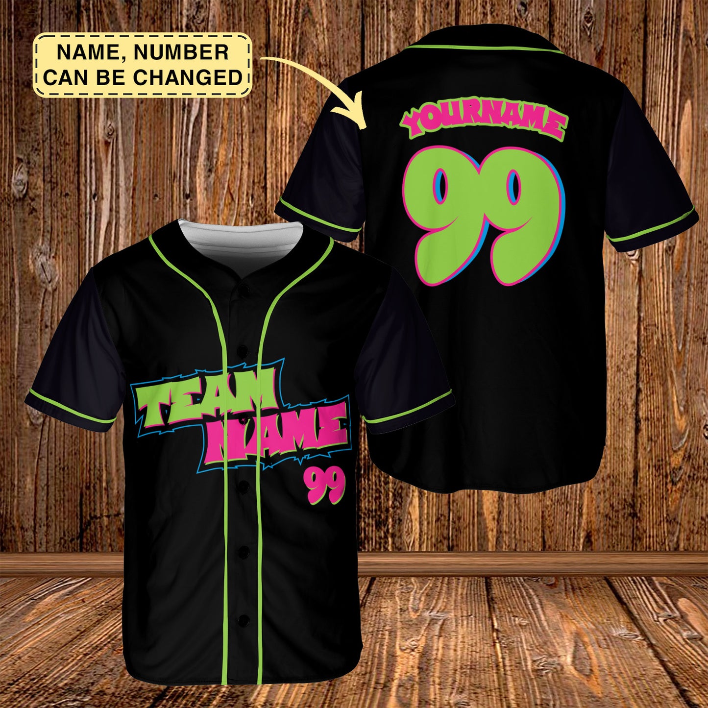 Animals Baseball Jersey, Monkey Team Custom Name And Number Baseball Jersey, Pink And Black Paint Splatter Jersey, Team Party Uniform