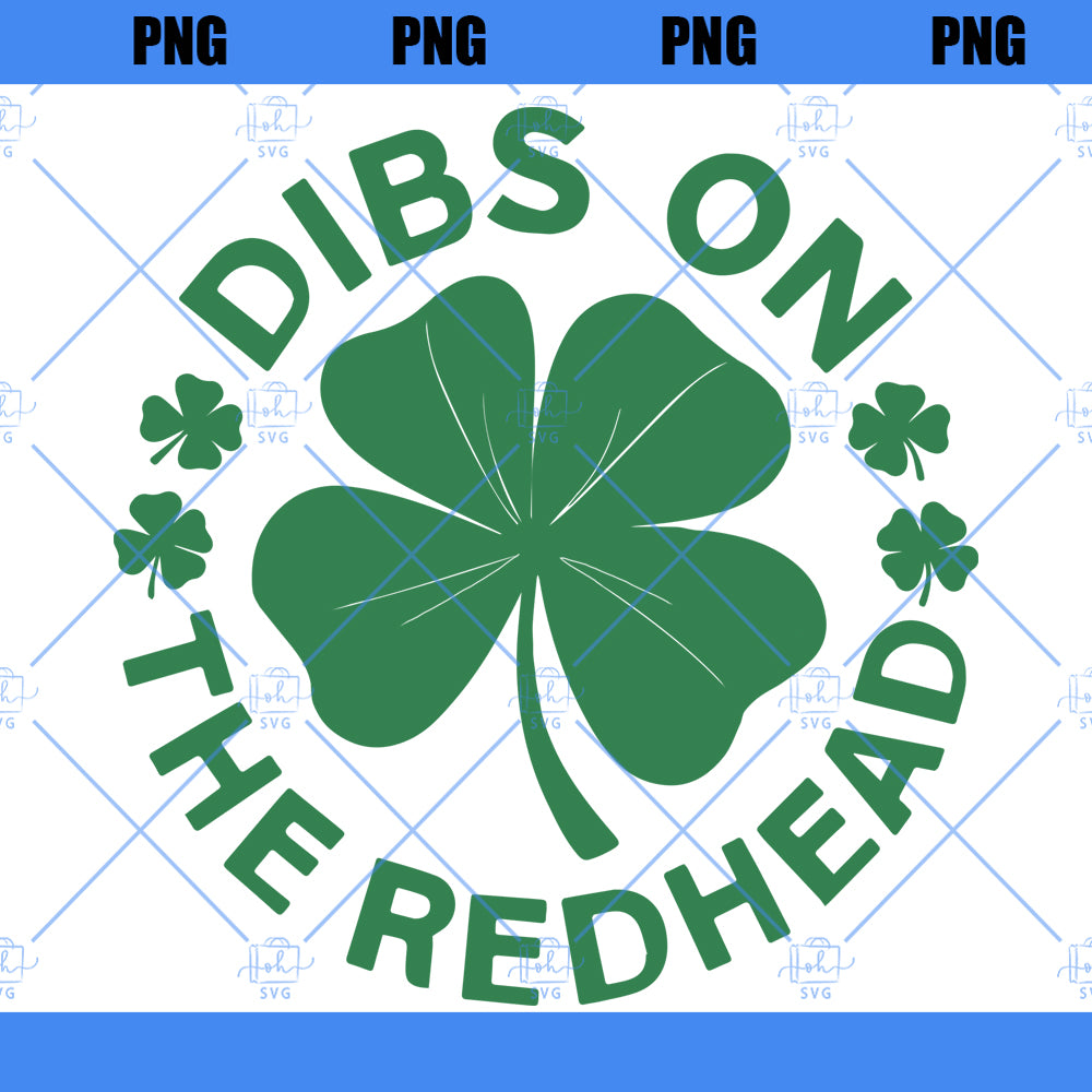 Dibs On The Redhead T-Shirt - Unisex Funny Mens Distressed Shamrock Shirt - Vintage Green Irish TShirt Gift for St Patrick's Day 2025