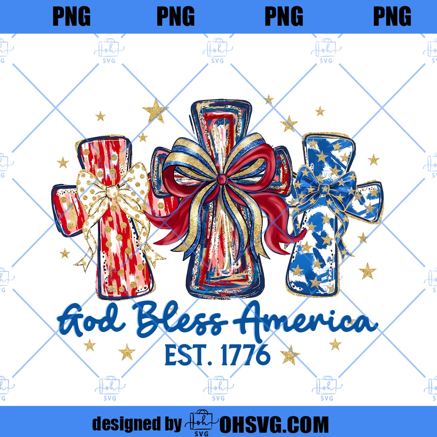 God Bless America Brush Stroke PNG, Coquette 4th of July PNG, Patriotic Sublimation Design, Retro USA Digital Download