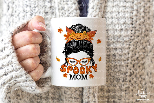 Spooky Mama Halloween Bundles Sublimation PNG, Mom Halloweentown PNG, Halloween T-shirt PNG