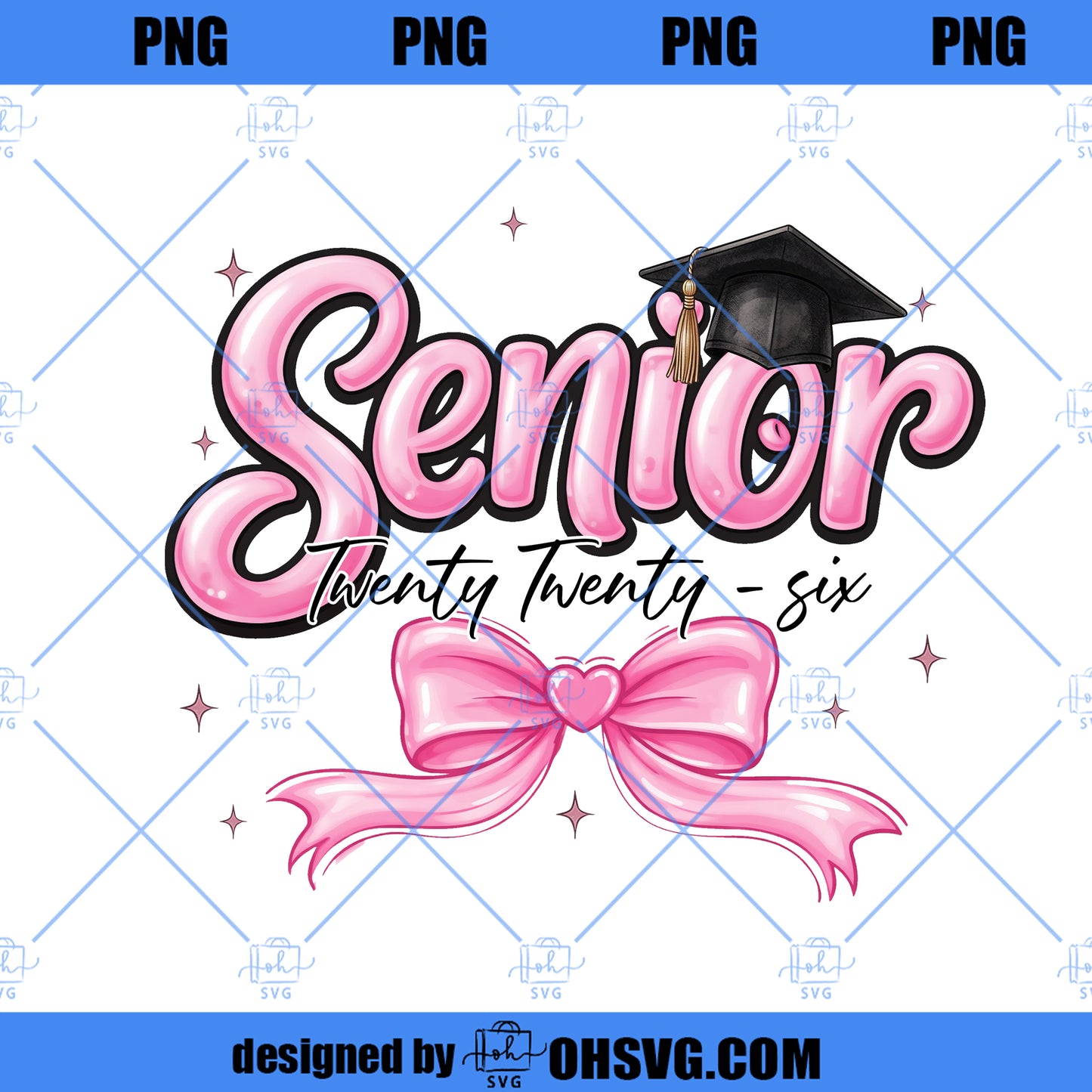 Senior 2026 Png Bundle, Class of 2026 Png, Brushstroke Senior Png, Senior Mom Doodles Png, Graduation Png, Coquette Senior Png