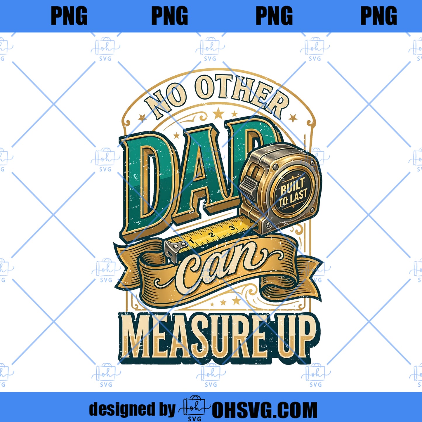 Funny Dad Without Limits png, DIY Dad Shirt Design, Retro Measuring Tape Dad png, Fathers Day Gift Download