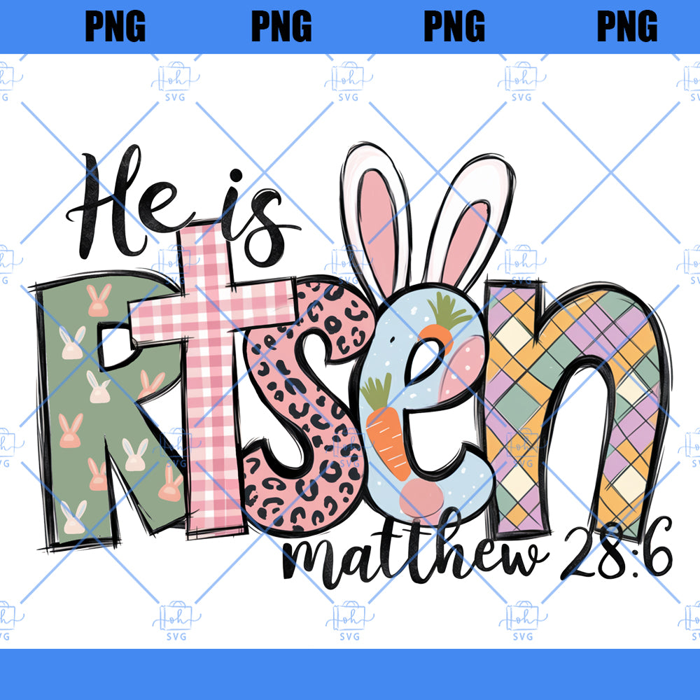 He is Risen png,Matthew 28:6,Risen png,retro easter doodle png,Easter Christian Png,Easter bible verse png,Risen doodle png,retro easter png