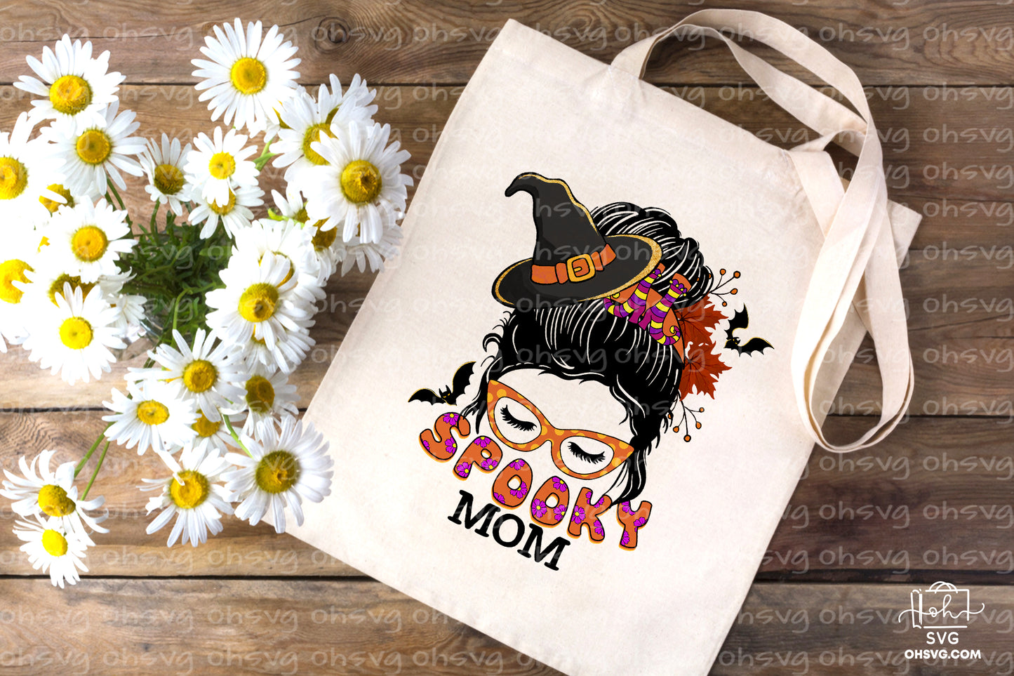 Spooky Mama Halloween Bundles Sublimation PNG, Mom Halloweentown PNG, Halloween T-shirt PNG