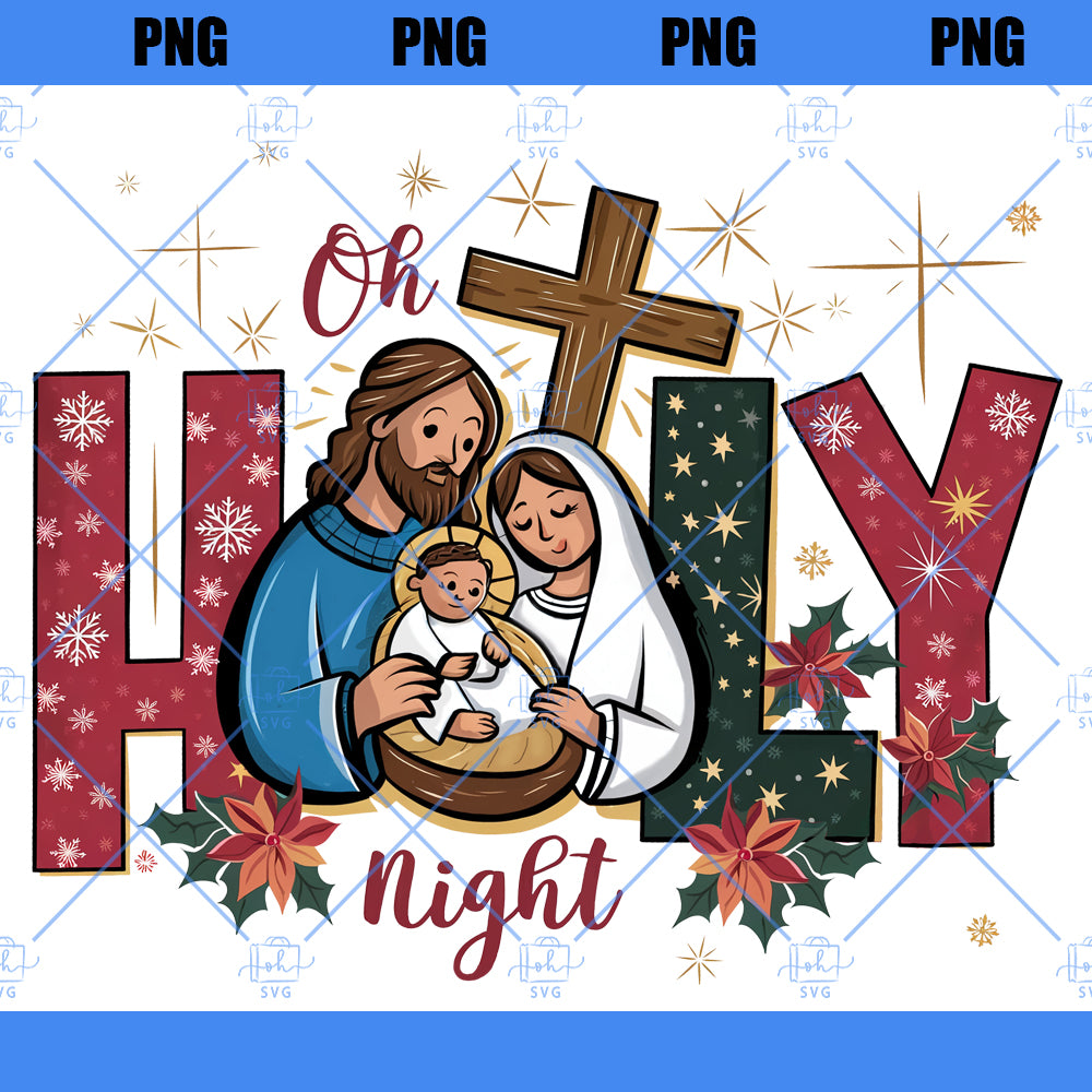 Oh holly night png, Christian christmas png, True story png, Jesus christmas png, tis the season png, Jesus is the reason png, Boho Jesus