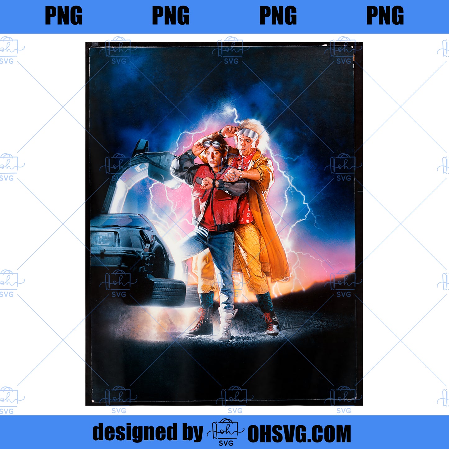 Back To The Future Time Travel Movie Poster Graphic PNG, Movies PNG, Back To The Future PNG