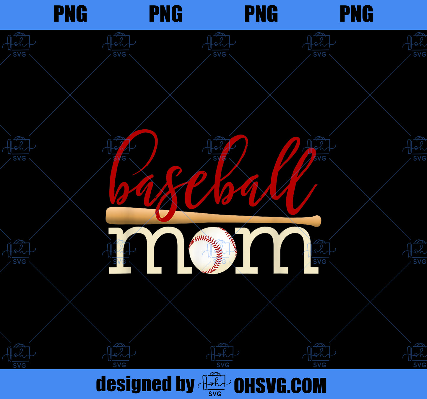 Baseball Mom for Women Sports Mother_s Day gift PNG, Mom PNG, Mothers Day PNG