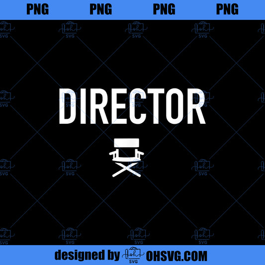 Director Chair Movie Lovers Film Buffs PNG, Movies PNG, Director PNG