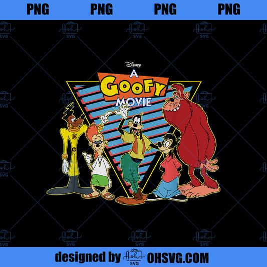 Disney A Goofy Movie Crew 90s PNG, Movies PNG, Disney A Goofy PNG