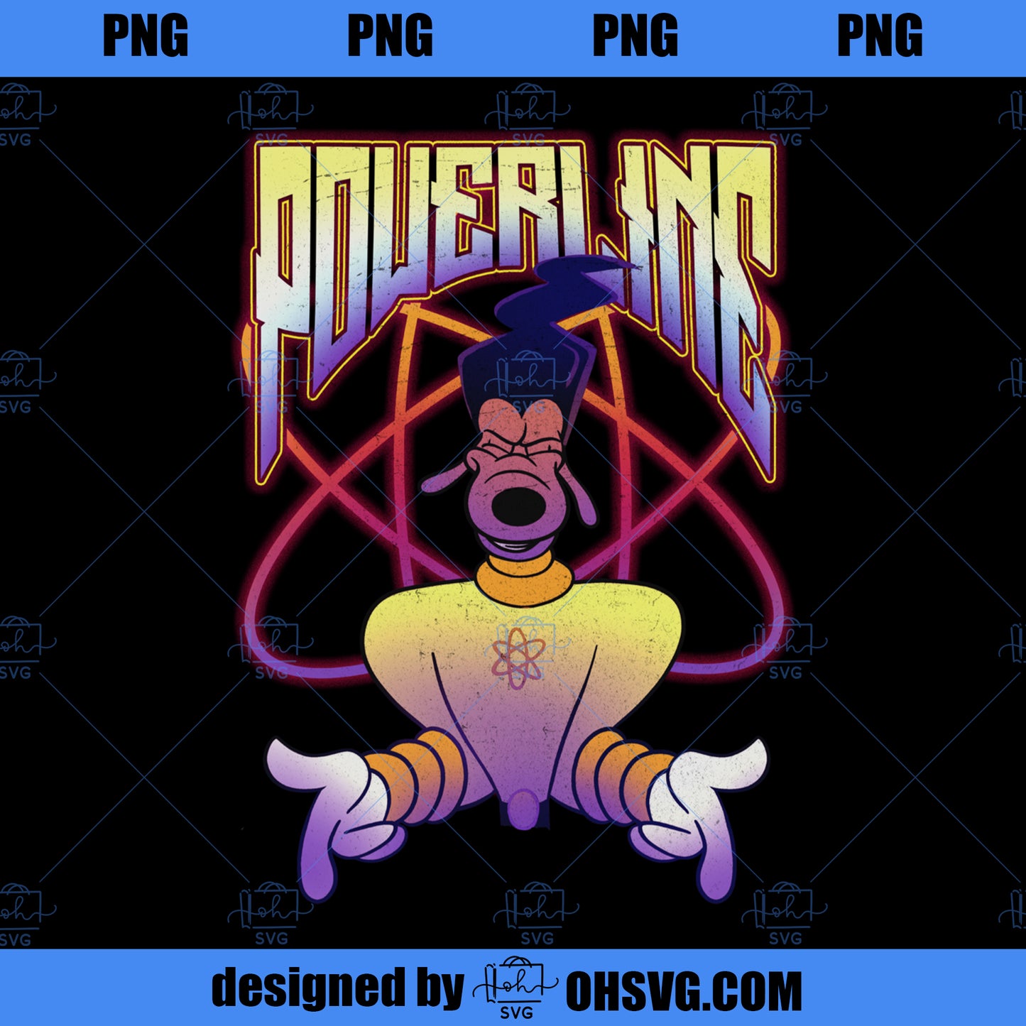 Disney A Goofy Movie Powerline Logo Portrait PNG, Movies PNG, Disney A Goofy PNG