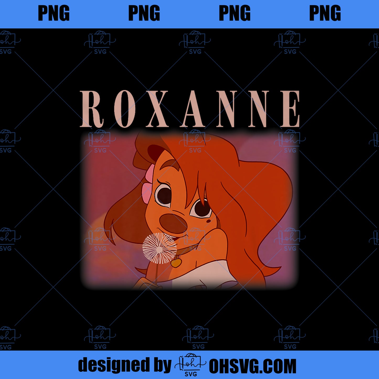 Disney A Goofy Movie Roxanne Vintage Valentine Portrait Premium PNG, Movies PNG, Disney A Goofy PNG
