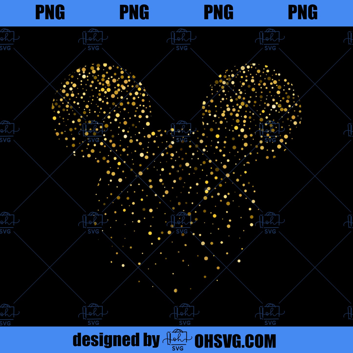 Disney New Years Mickey Mouse Confetti PNG, Disney PNG, Mickey Friends PNG