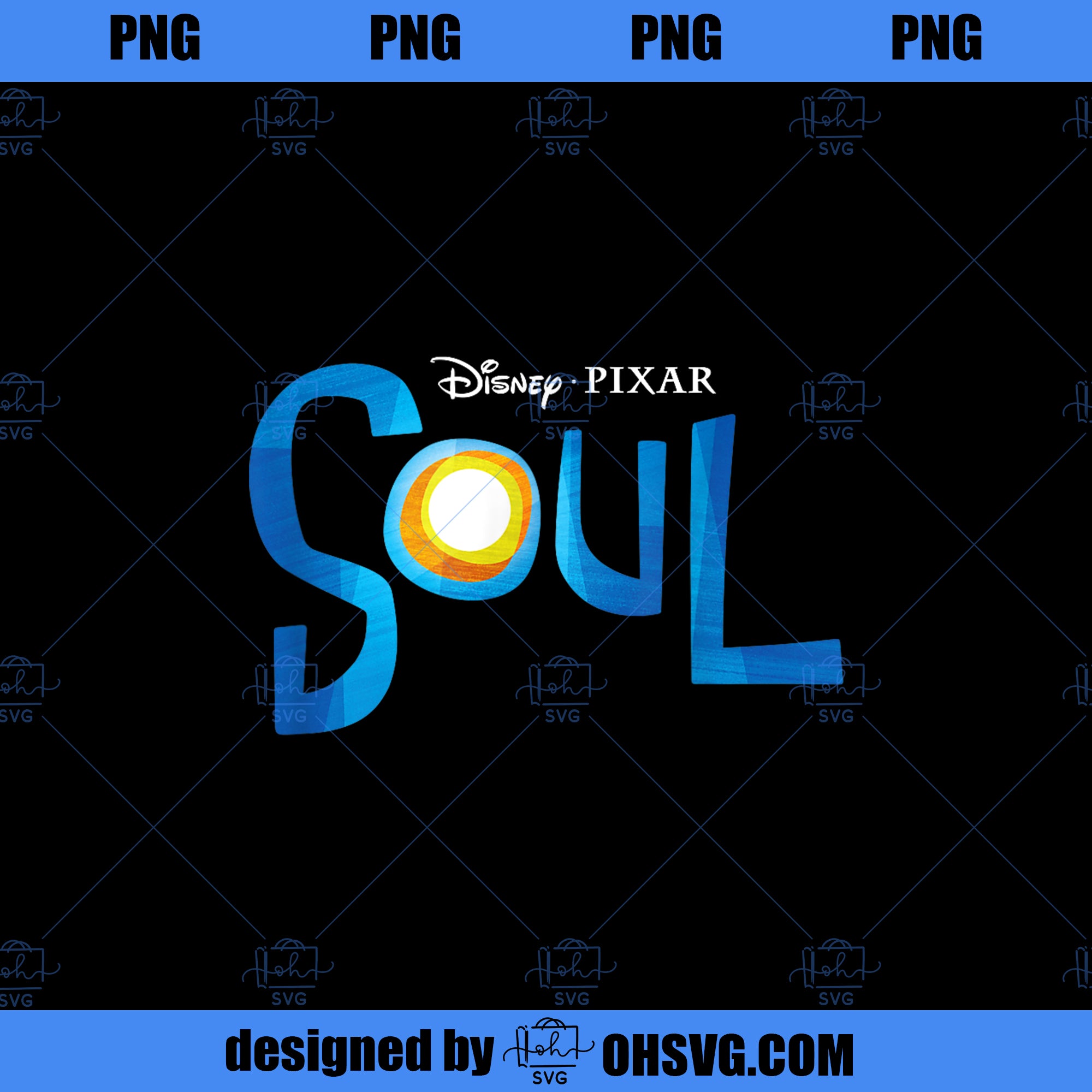 Disney PIXAR Soul Movie Logo Black PNG Download, Movies PNG, Soul