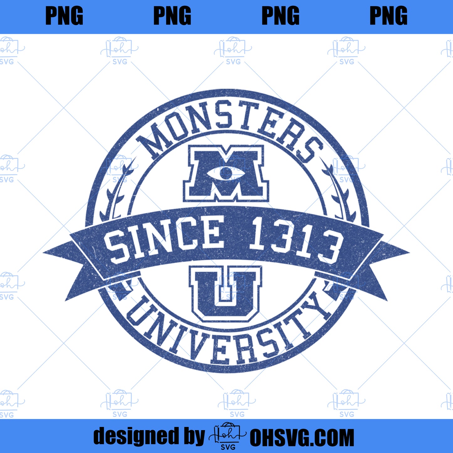 Disney Pixar Monsters University School Crest Movie Logo PNG, Disney PNG, Disney Pixar PNG