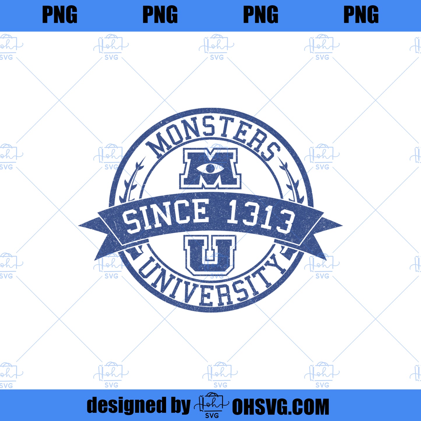 Disney Pixar Monsters University School Crest Movie Logo  PNG Download, Movies PNG, Monsters University PNG