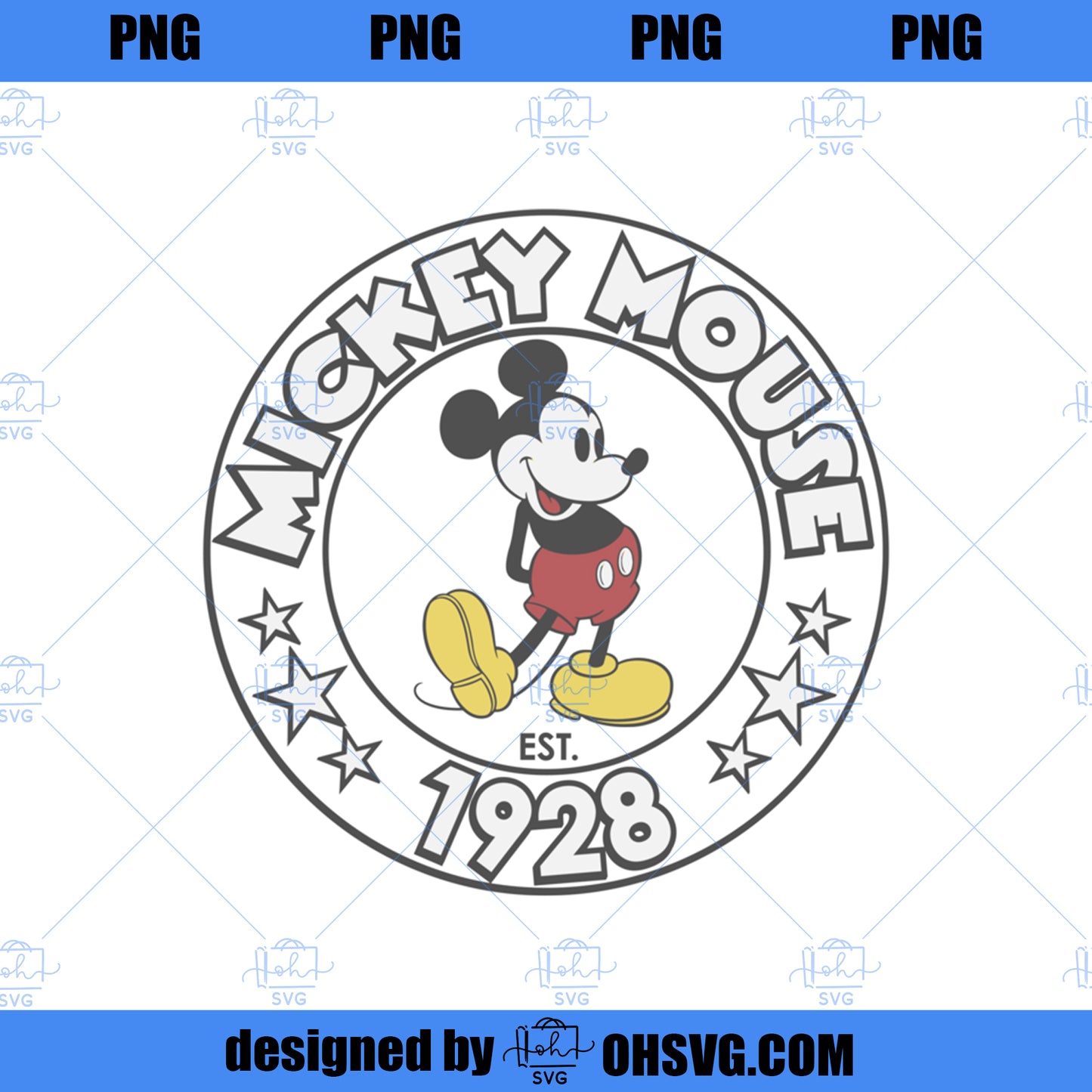 Disney Retro Mickey Mouse PNG, Disney PNG, Mickey Mouse PNG
