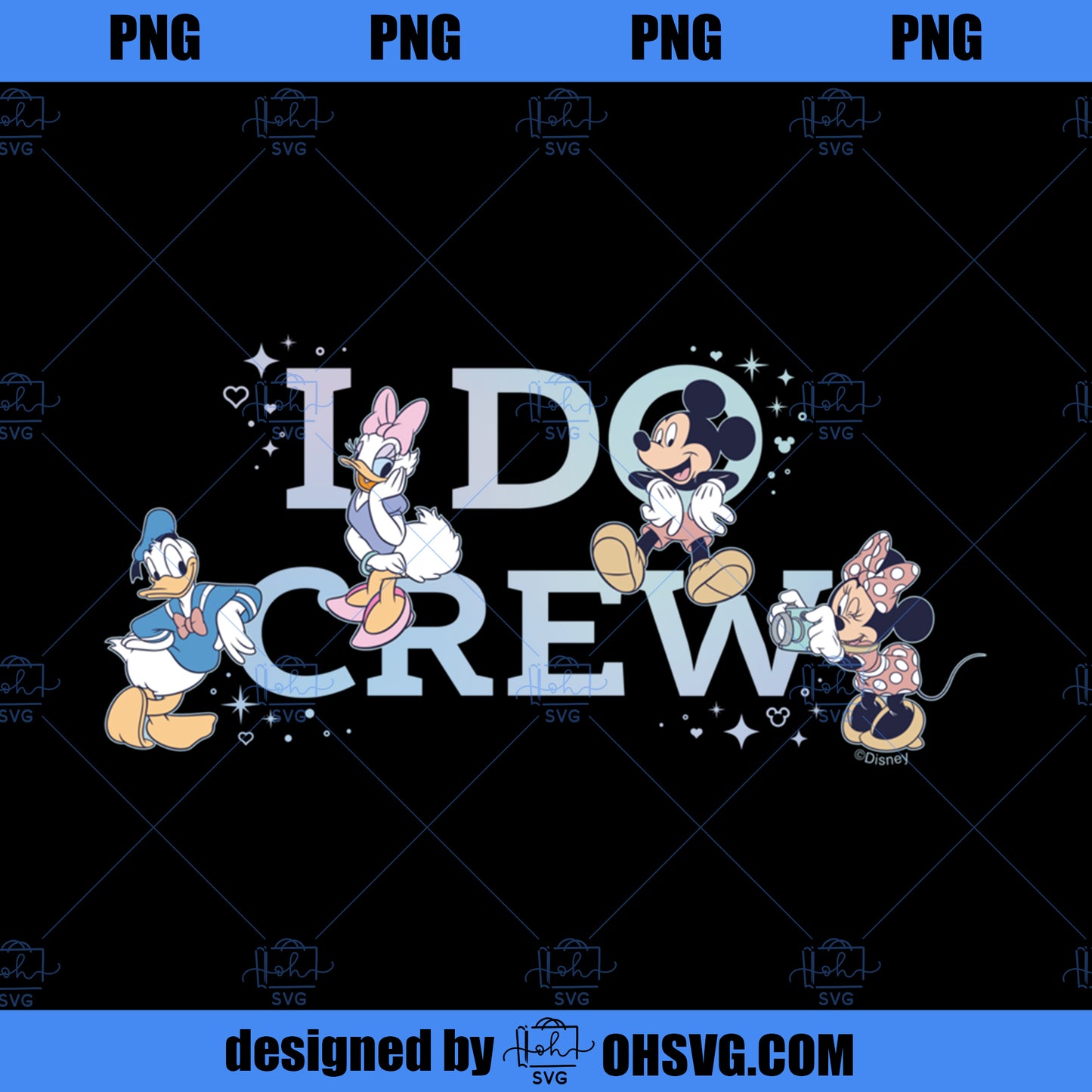 Disney u201CI Do Crewu201D Wedding Bridal Shower Bachelorette Party PNG, Disney PNG, Disney Wedding PNG
