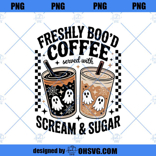 Freshly Bood Coffee Halloween PNG