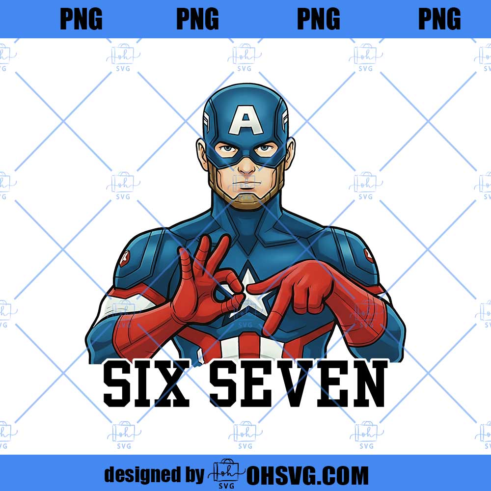 Funny 67 Superhero Png, Captain Superhero Png, 67 Trend Social Media