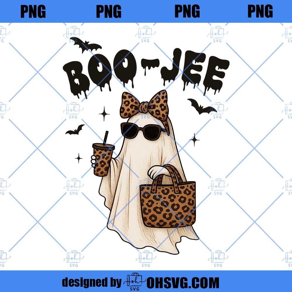 Halloween Boo-Jee Ghost Loepart PNG