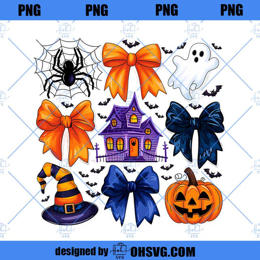 Halloween Coquette PNG Pumpkin Ghost Png