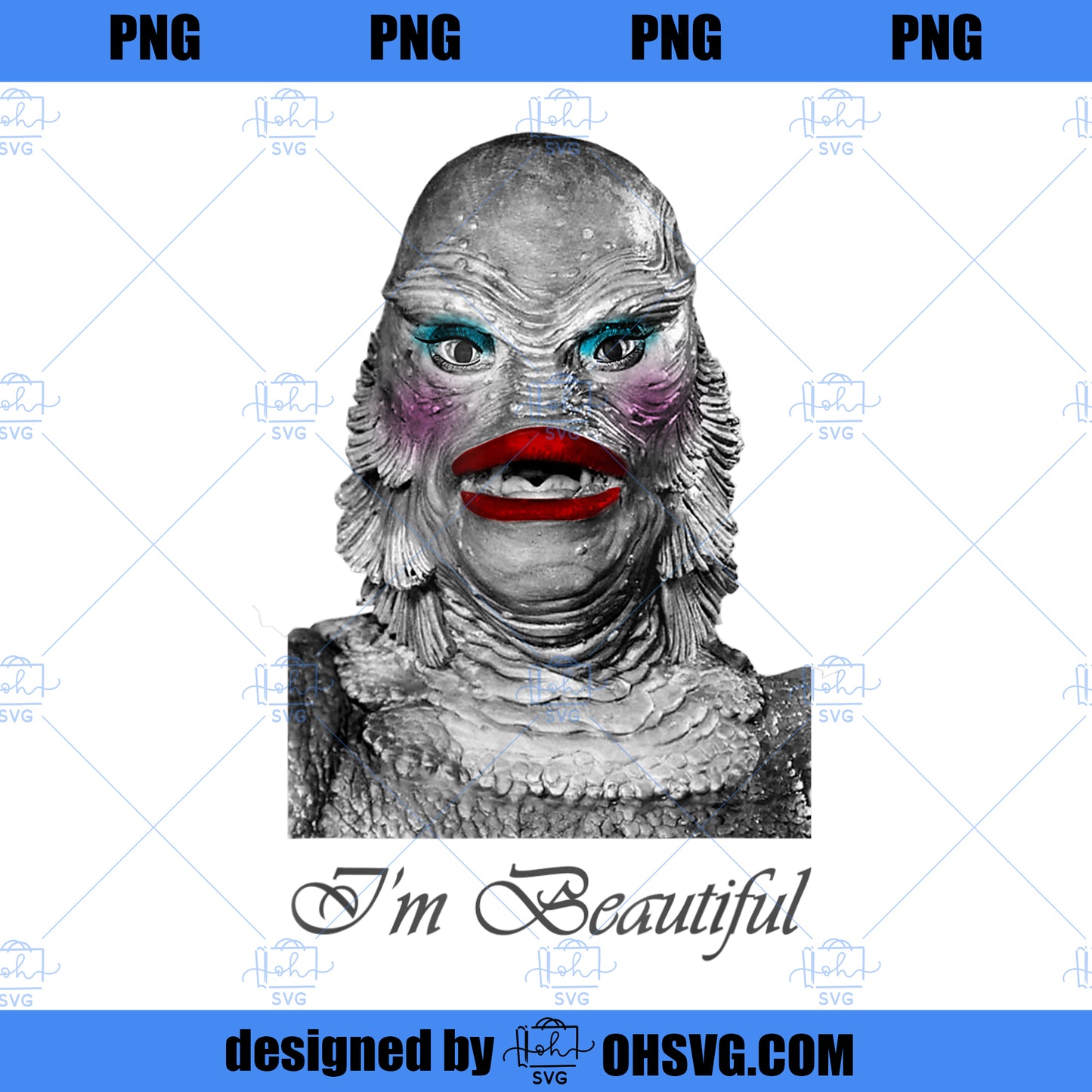 I am Beautiful Creature of the Black Lagoon Flick PNG Download, Movies PNG, Black Lagoon PNG