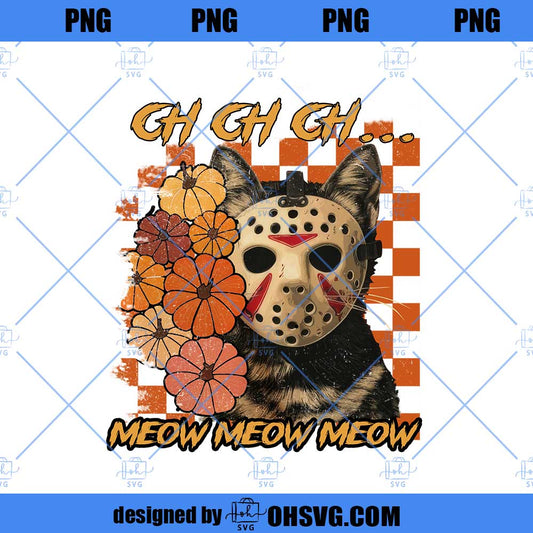 Jasonn Cat Halloween Png, Halloween Shirt Designs, Vintage Halloween png