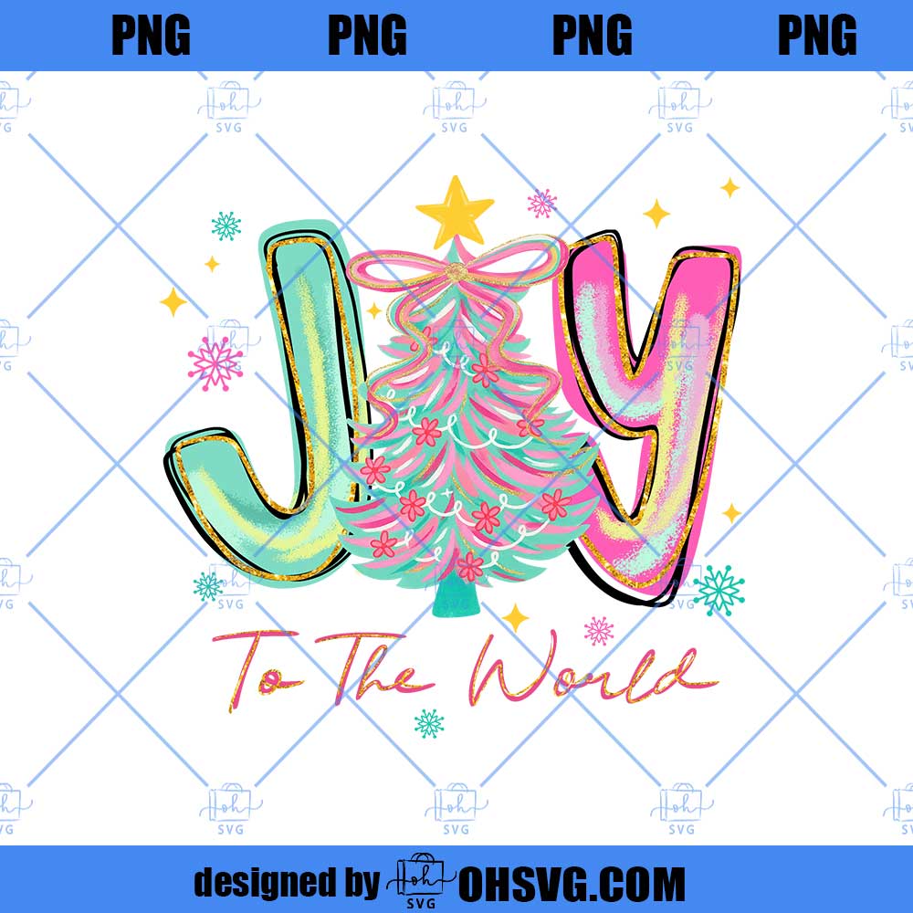 Joy to the World Jesus PNG, Christmas Coquette PNG, Manger Png, Holiday Png, Trendy Png, Faux Glitter Png, Preppy Png, Merry Christmas Png
