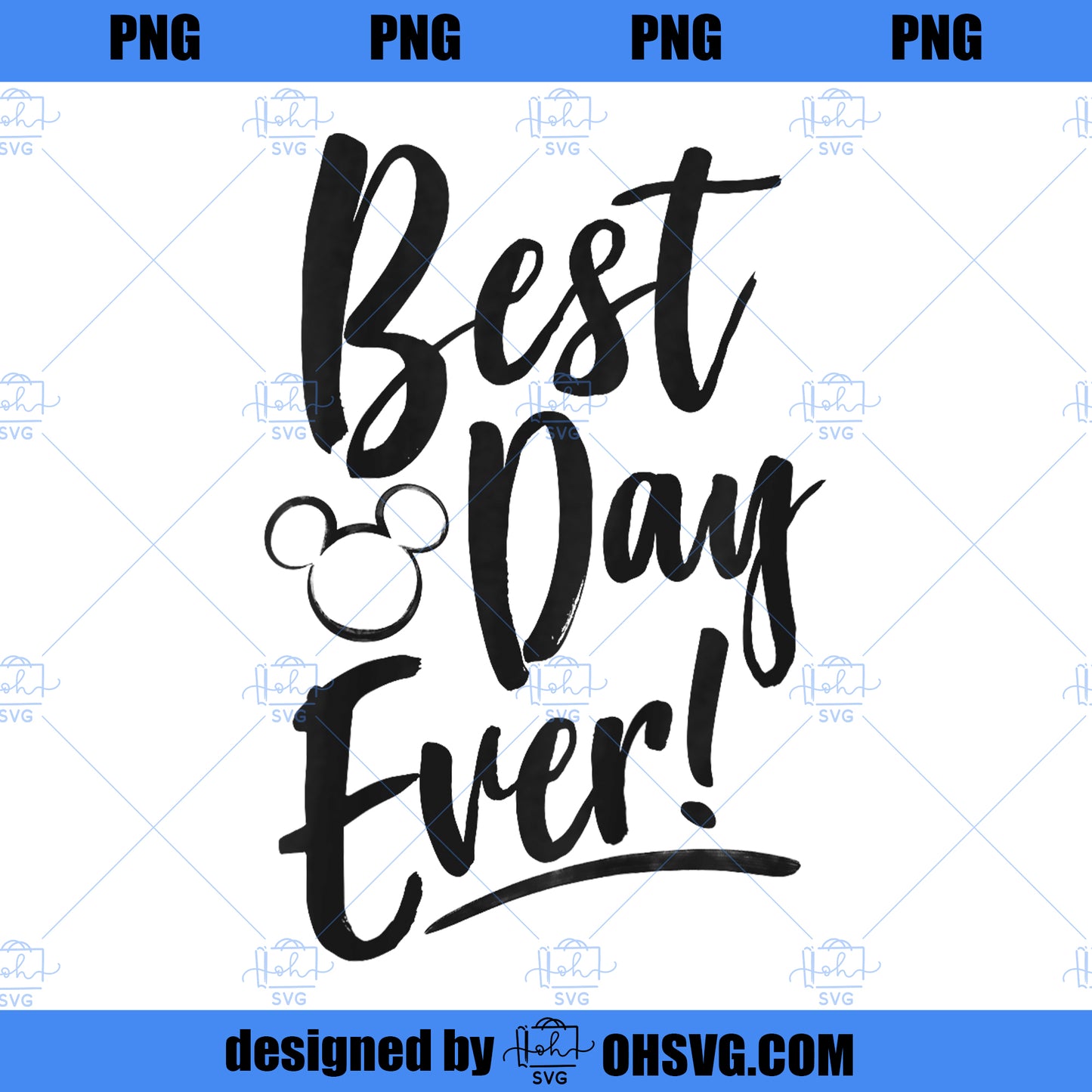 Kids Disney Mickey And Friends Best Day Ever Toddler Youth PNG, Disney PNG, Disney Mickey PNG