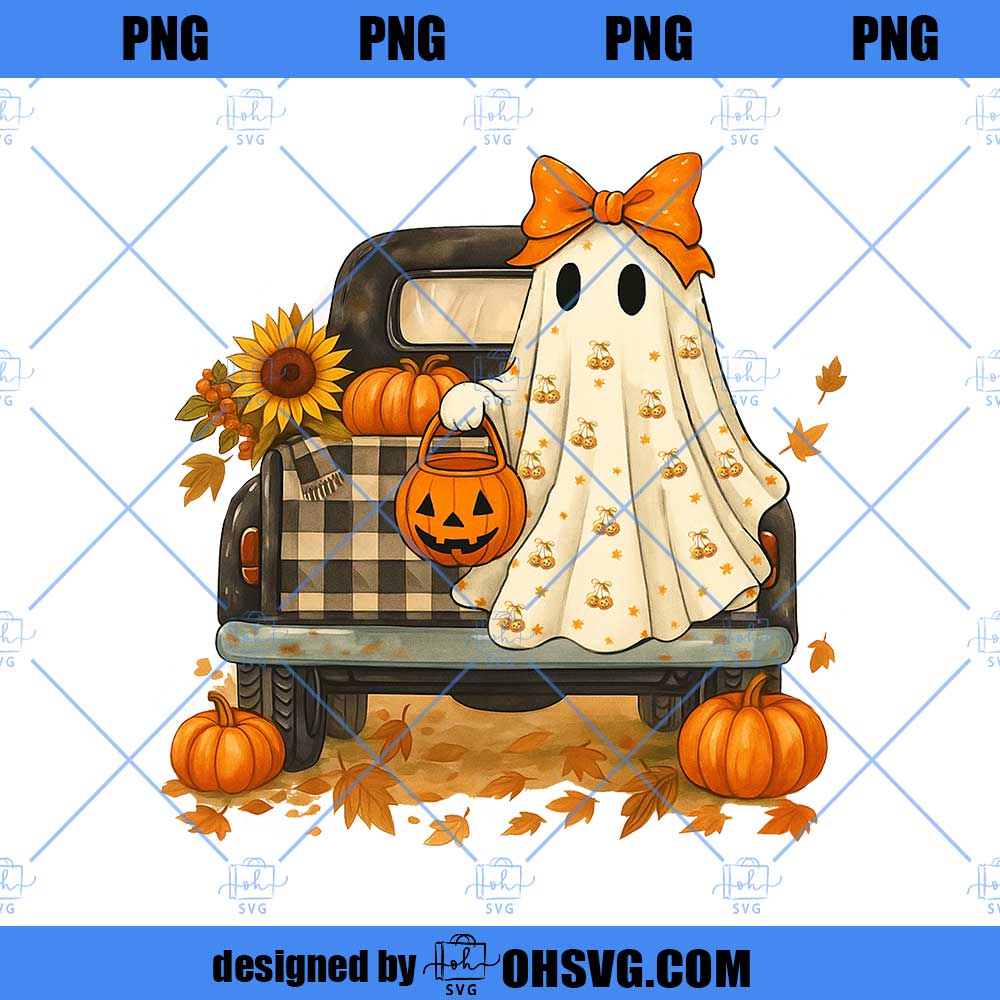 Lace Ghost Coquette PNG, Ghost Halloween Png