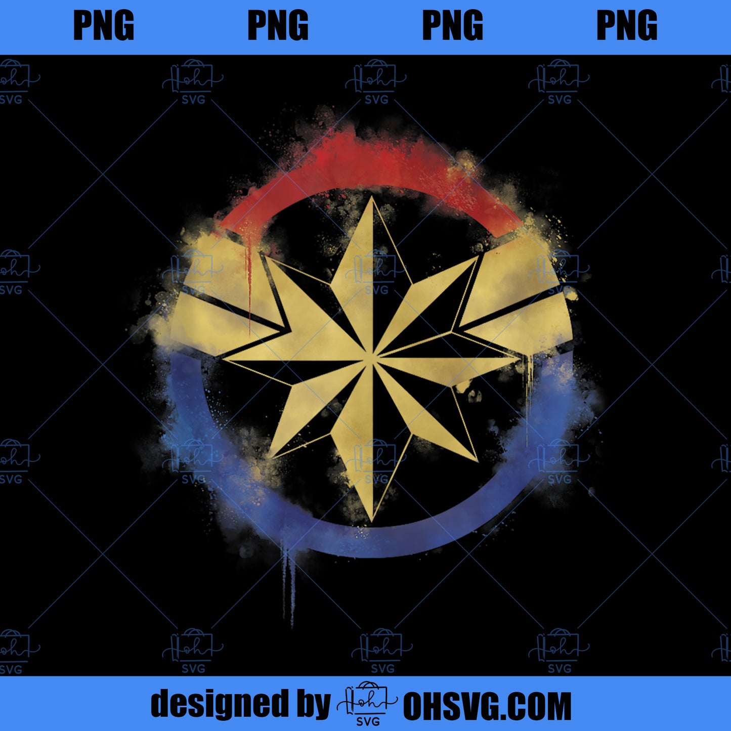 Marvel Avengers Endgame Captain Marvel Spray Paint Logo PNG, Marvel PNG, Marvel Avengers PNG