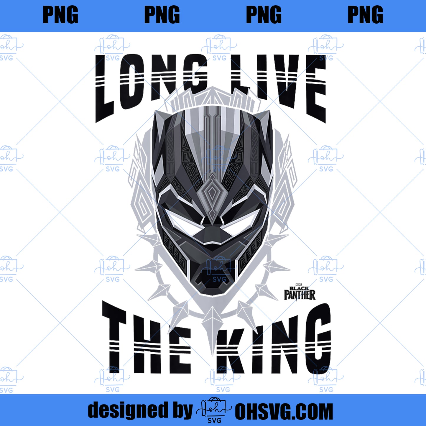 Marvel Black Panther Long Live The King Helmet PNG, Marvel PNG, Black Panther PNG