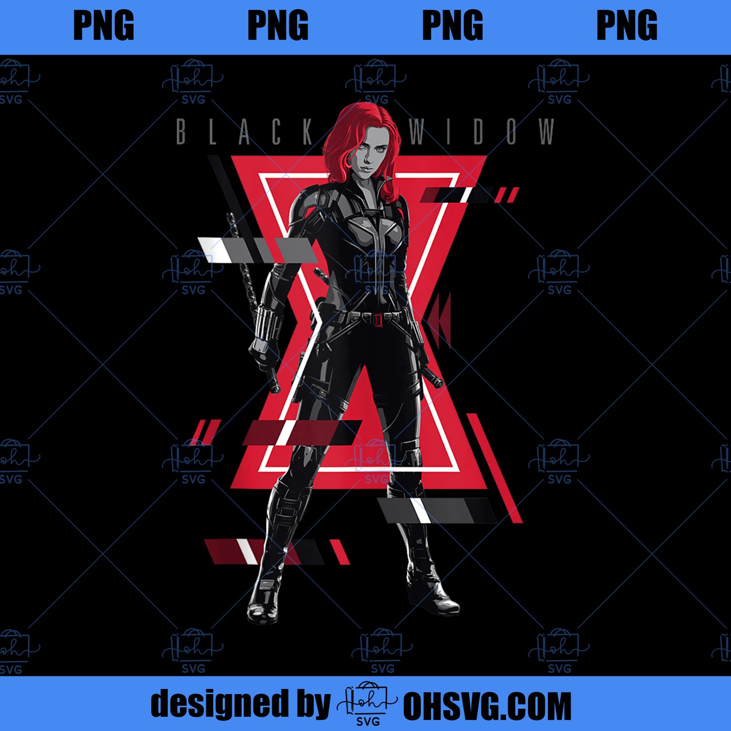 Marvel Black Widow Logo Glitch Portrait PNG, Marvel PNG, Black Widow PNG
