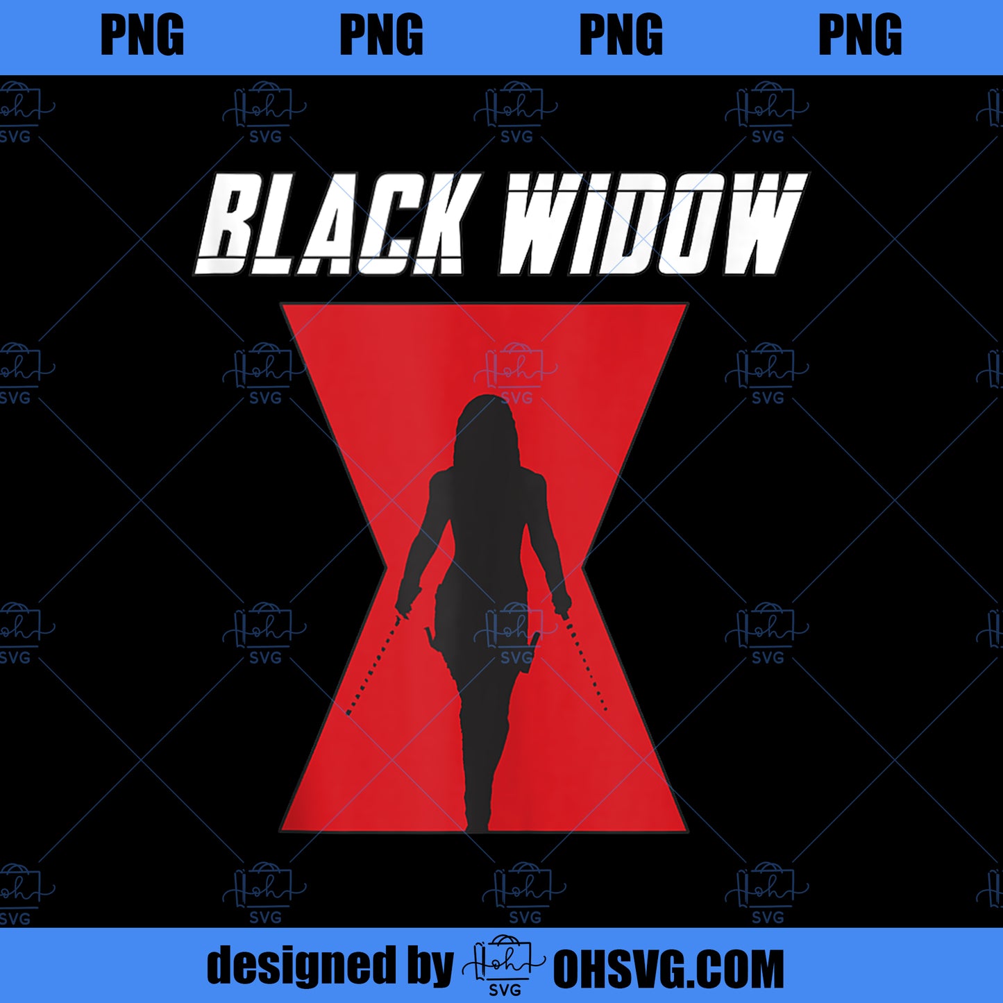 Marvel Black Widow Logo Silhouette PNG, Marvel PNG, Black Widow PNG