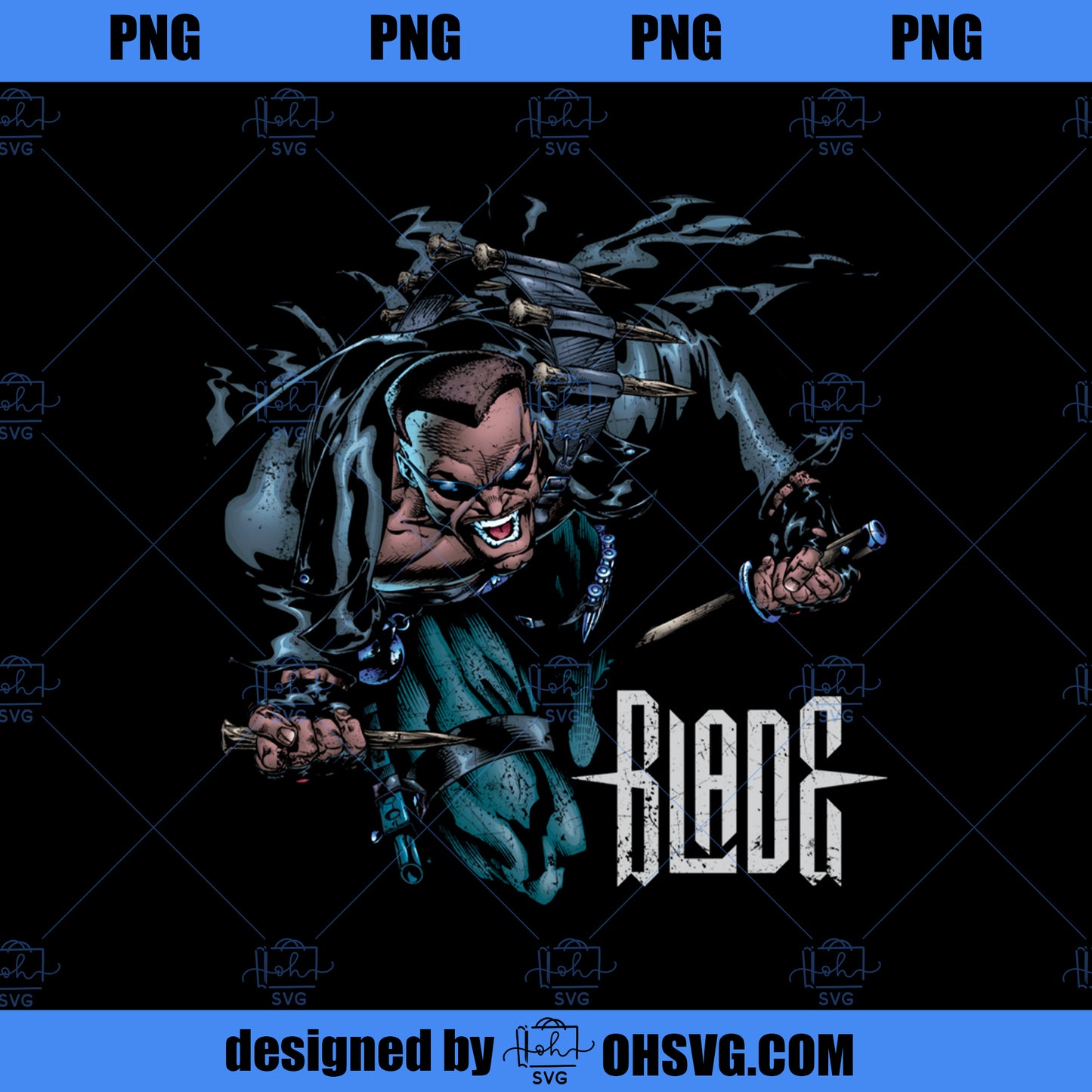 Marvel Blade Eric Brooks Comic Book PNG, Marvel PNG, Blade Eric PNG