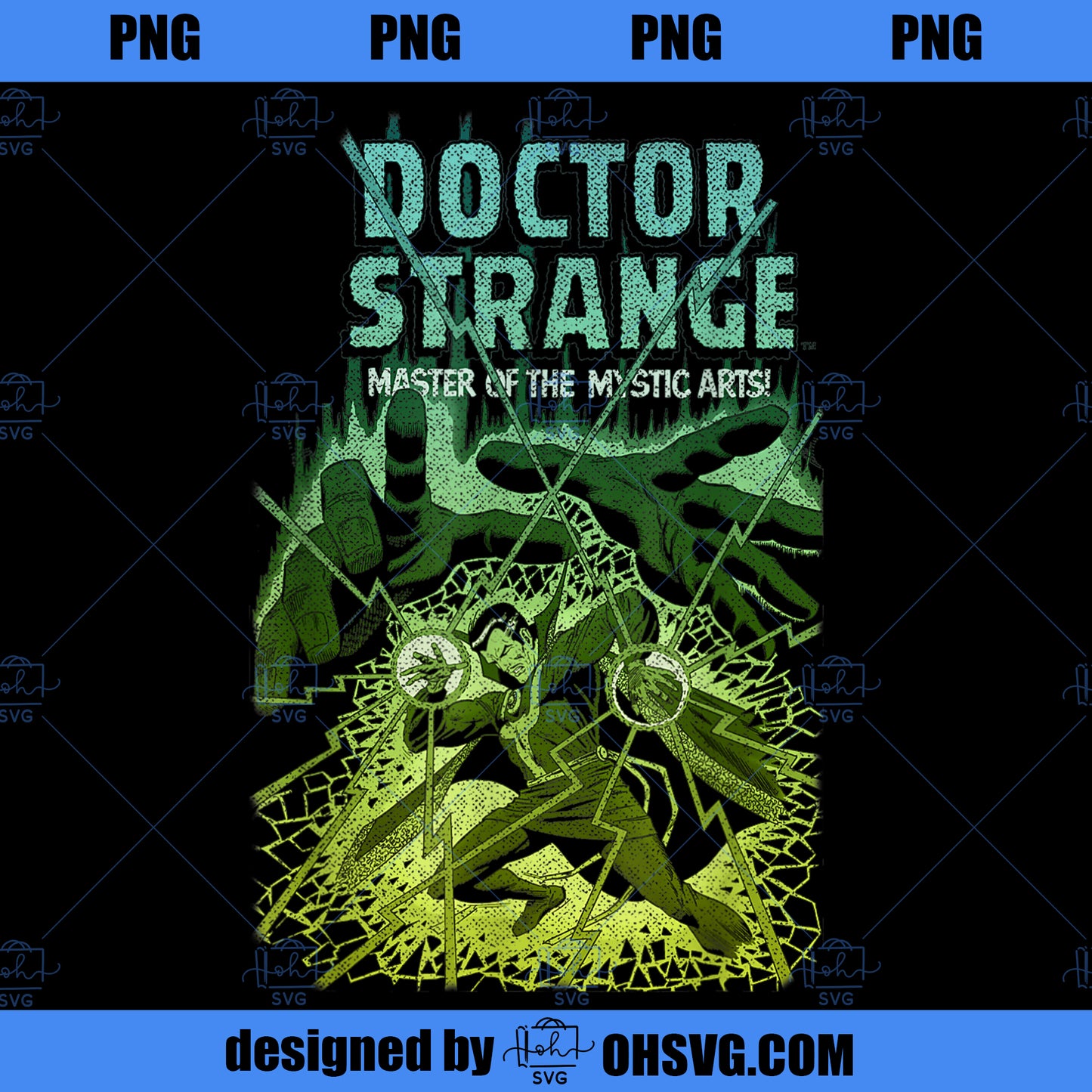 Marvel Doctor Strange Classic Retro Comic Mystic Art PNG, Marvel PNG, Doctor Strange PNG