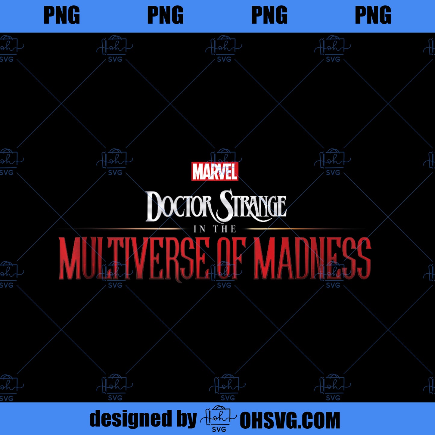 Marvel Doctor Strange In The Multiverse Of Madness Logo PNG, Marvel PNG, Marvel Doctor Strange PNG