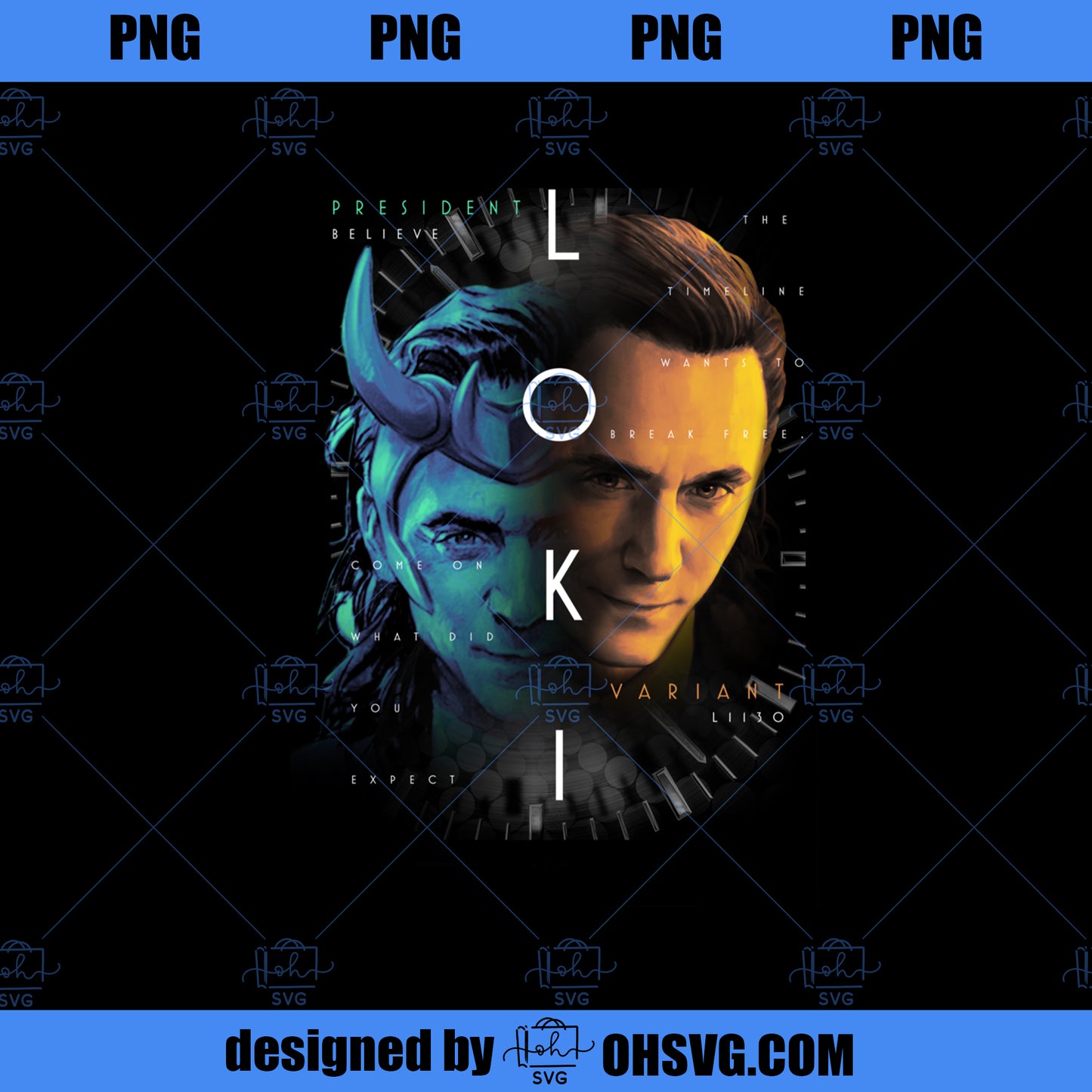Marvel Loki Split Choices PNG, Marvel PNG, Marvel Loki PNG