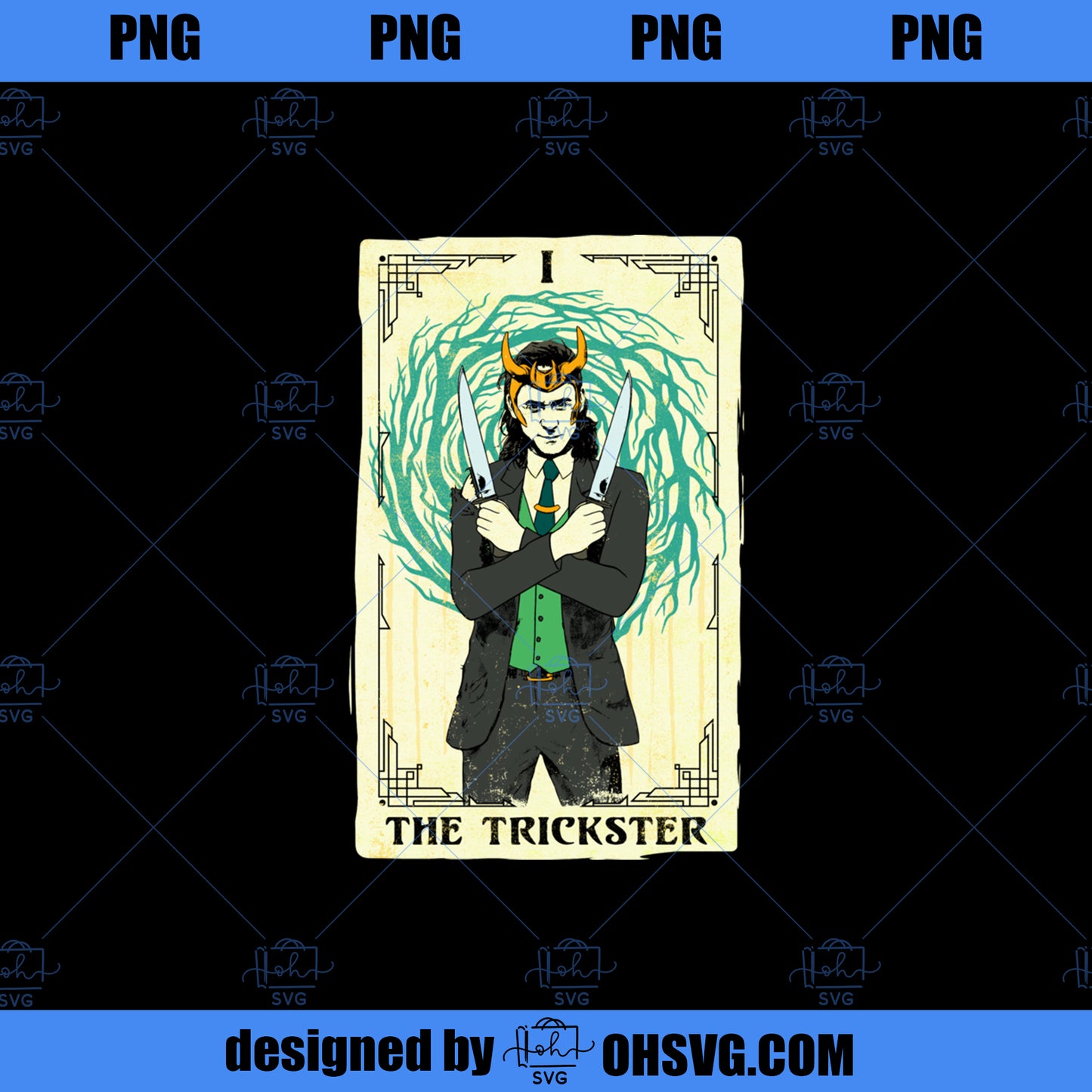 Marvel Loki Trickster Tarot PNG, Marvel PNG, Marvel Loki PNG