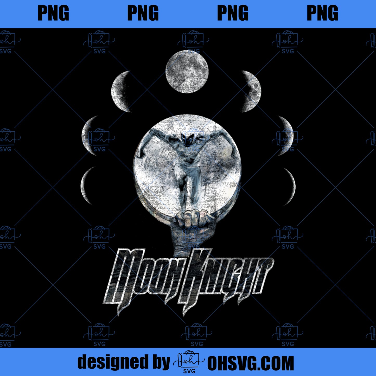 Marvel Moon Knight Epic Moon Phase Badge PNG, Marvel PNG, Moon Knight PNG