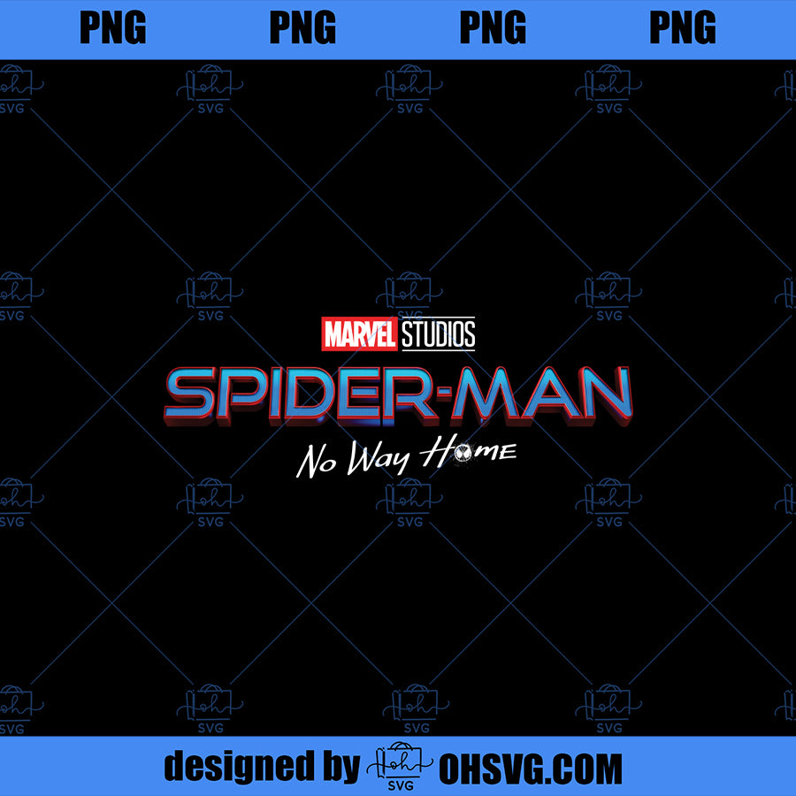 Marvel SpiderMan No Way Home Movie Logo PNG, Marvel PNG, Marvel SpiderMan PNG