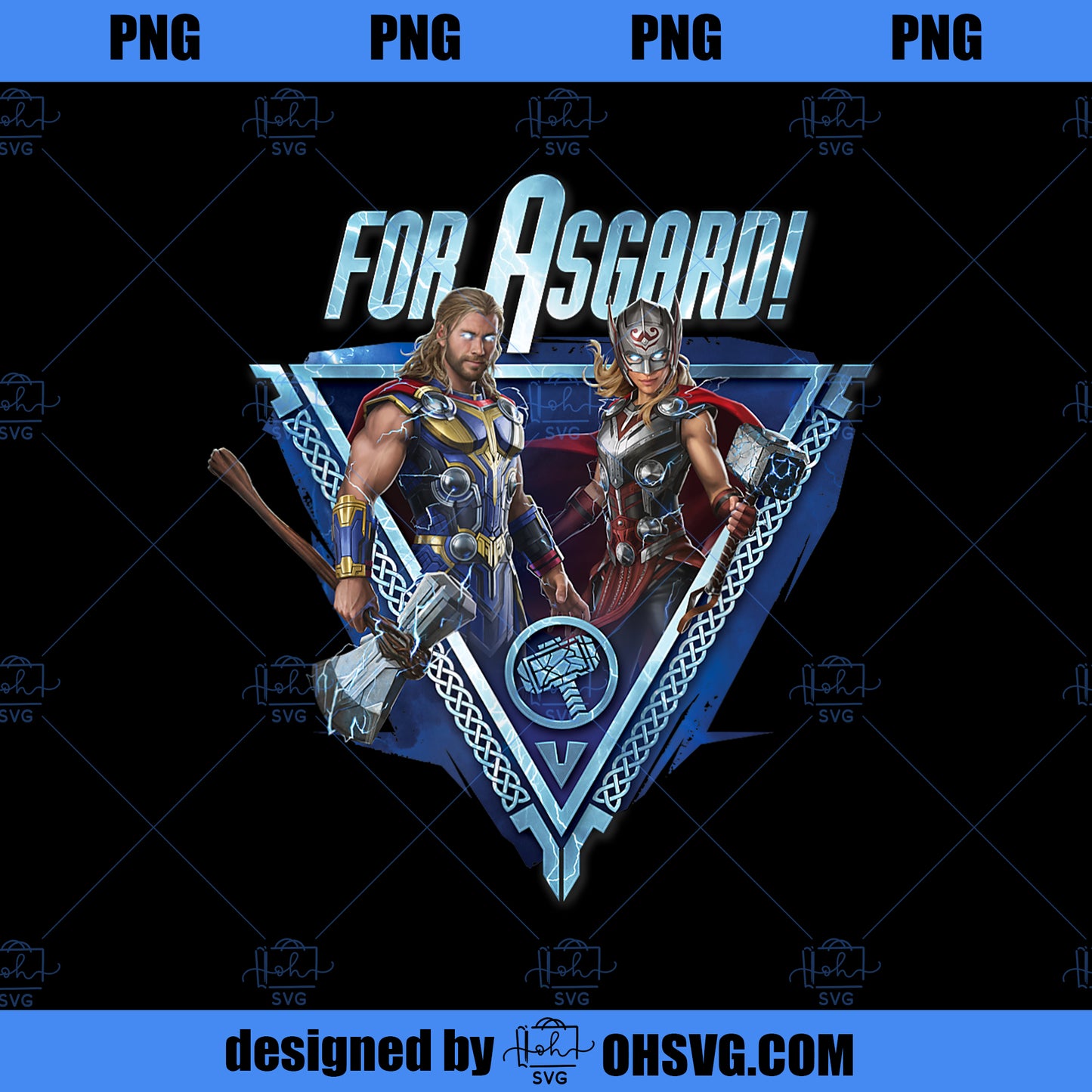 Marvel Thor Love and Thunder For Asgard PNG, Marvel PNG, Marvel Thor PNG