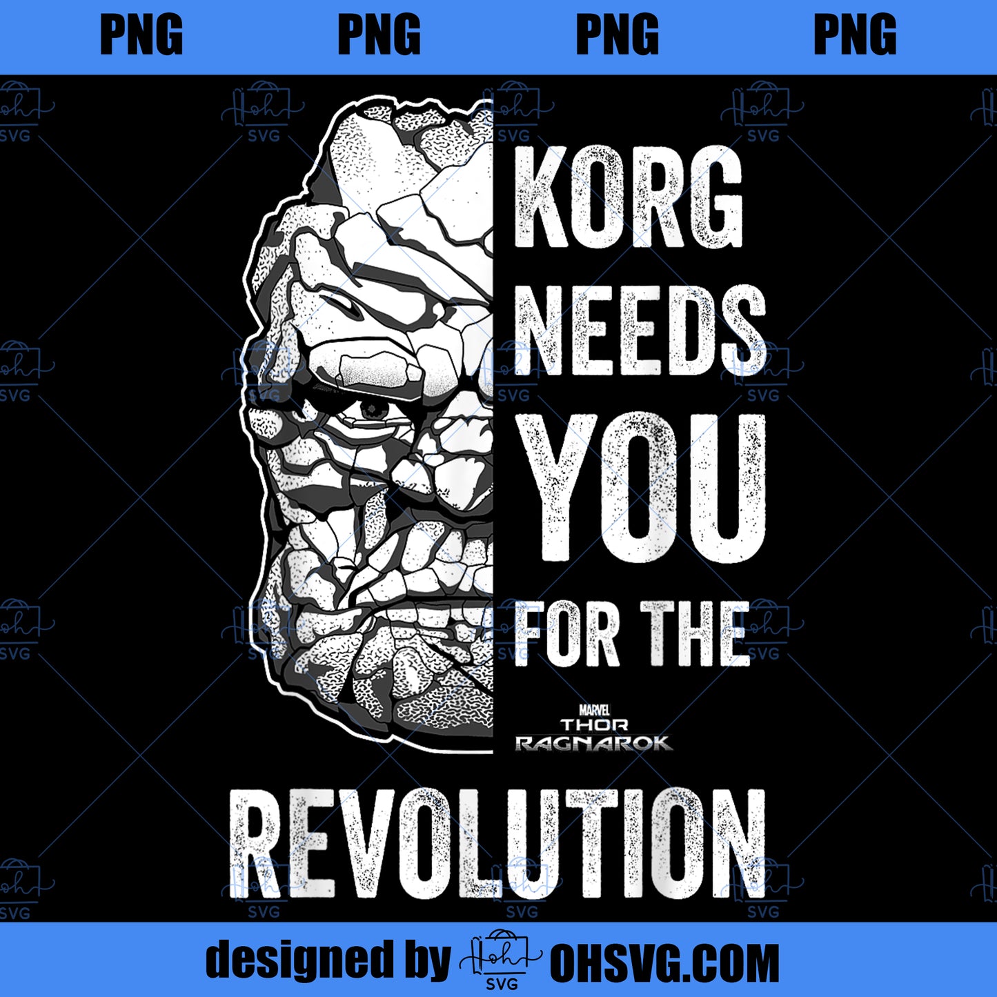 Marvel Thor Ragnarok Korg Needs You For Revolution PNG, Marvel PNG, Marvel Thor PNG