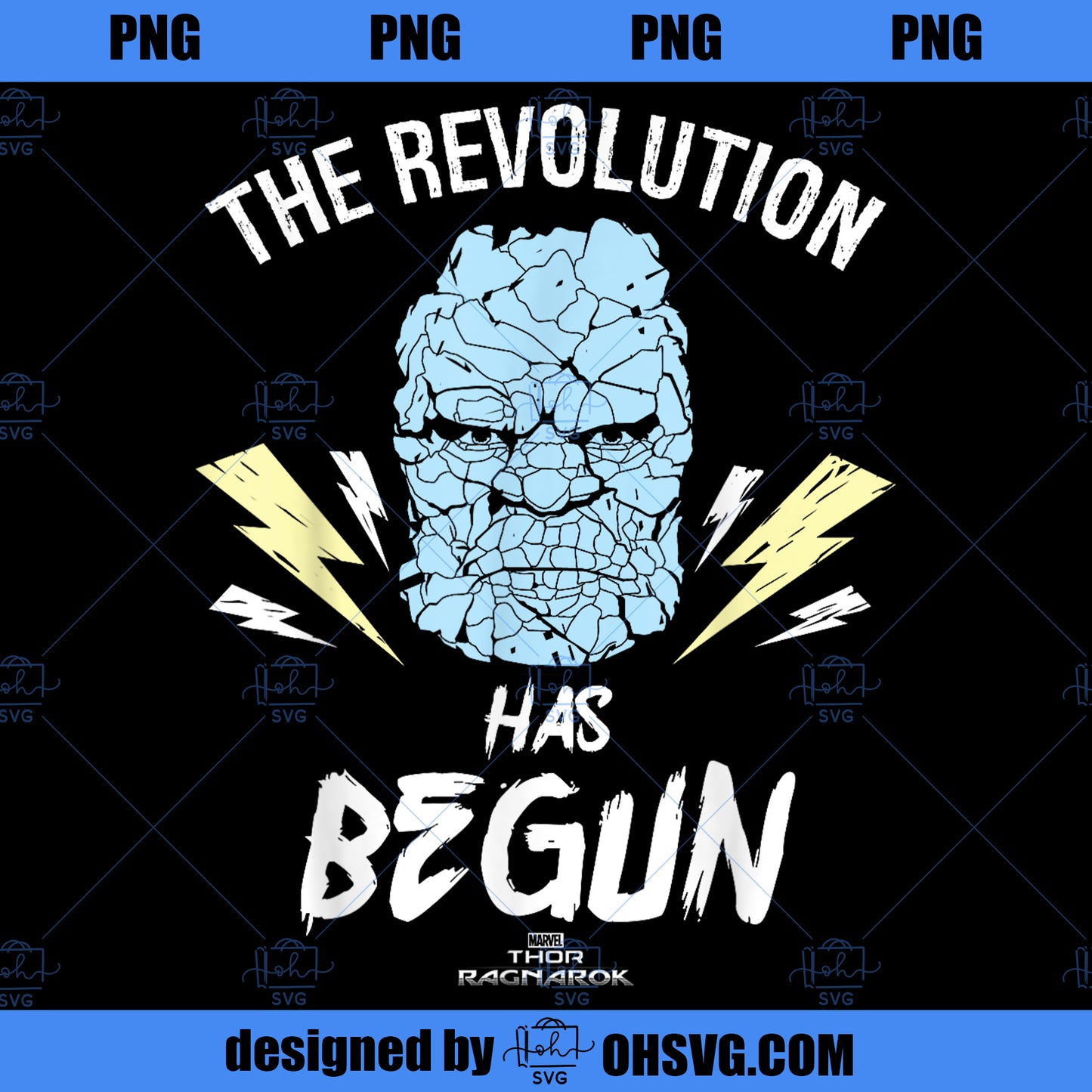 Marvel Thor Ragnarok Korg The Revolution Has Begun PNG, Marvel PNG, Marvel Thor PNG