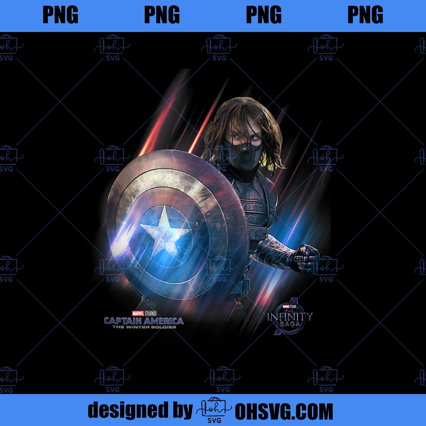 Marvel Year Of The Shield Winter Soldier Swipe PNG, Marvel PNG, Winter Soldier PNG