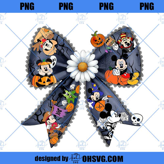 Mickey Halloween Bow Png Bundle, Mouses Cartoon Png