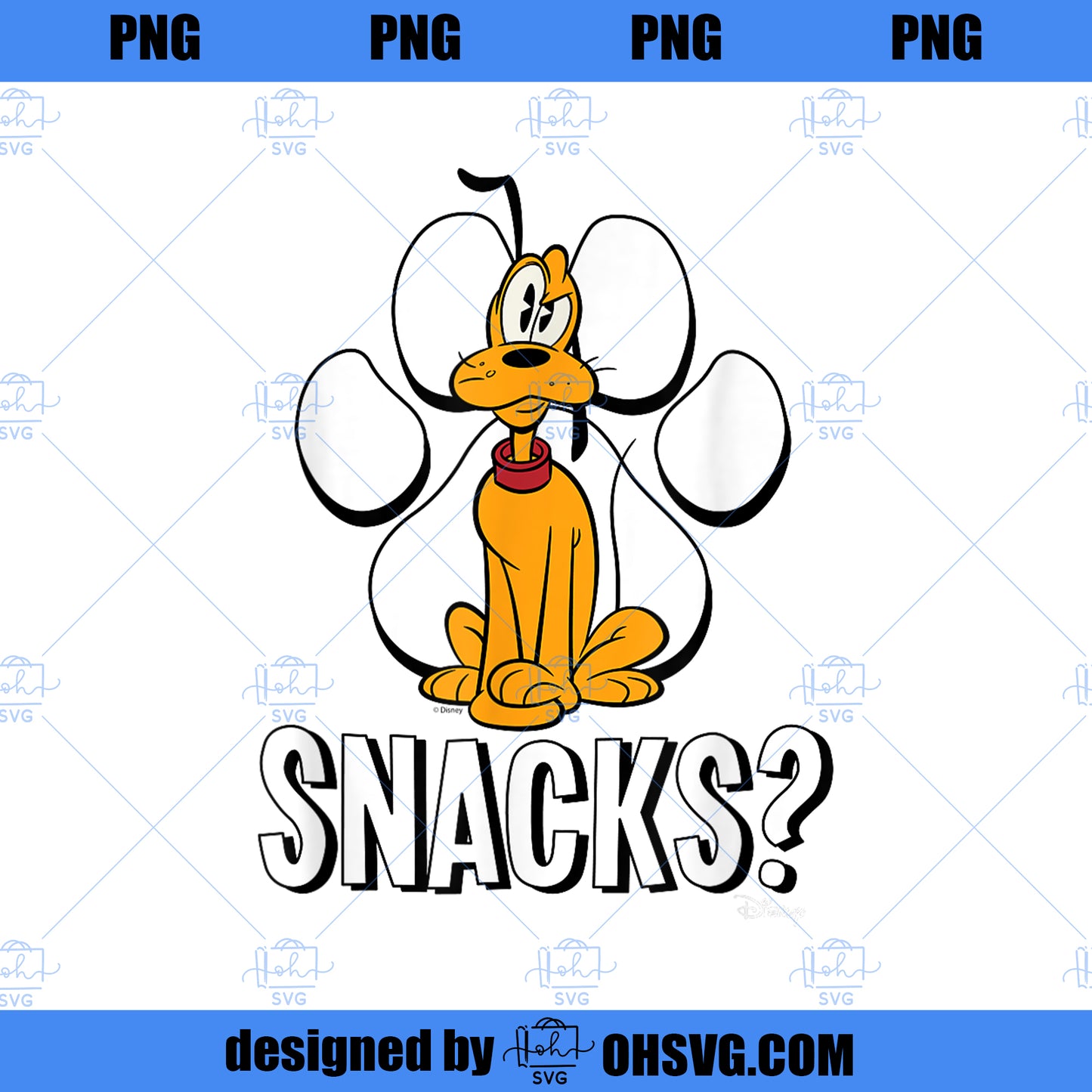 Pluto Snacks PNG, Disney PNG, Disney Pluto PNG