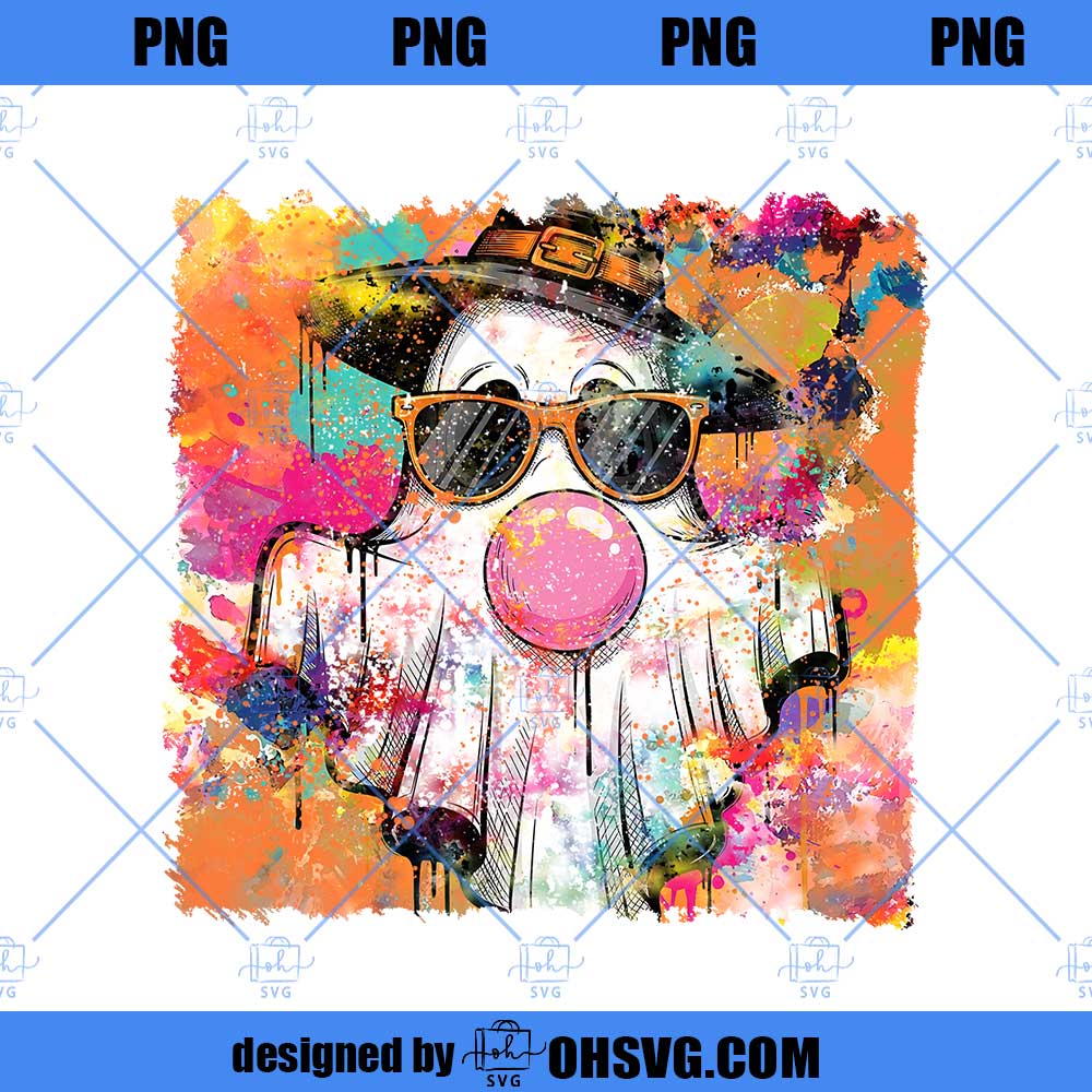 Preppy Ghost Png, Coquette Ghost Christmas Png Design