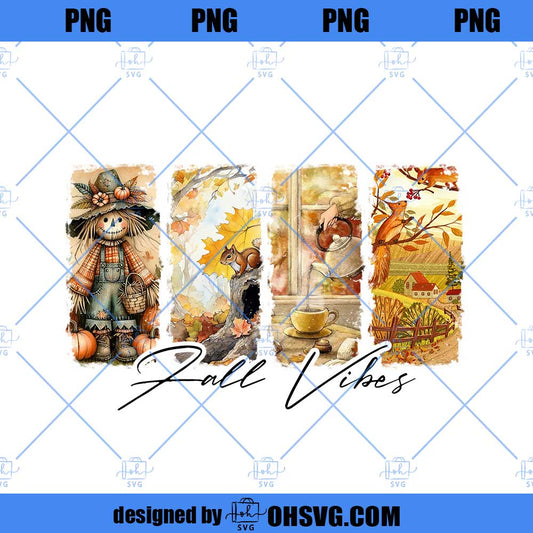 Retro Fall Vibes Png, Vintage Autumn Pumpkin Png, Pumpkin Spice Png