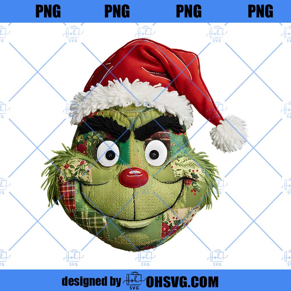 Santa Patchwork PNG, Santa PNG, Christmas png, Merry Christmas Patchwork PNG